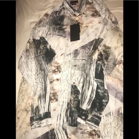 zara marble shirt